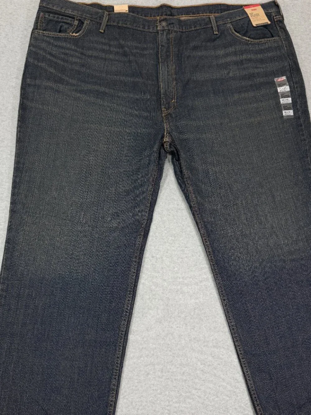Levi's 559 Relaxed Straight Jeans Mens 56x30 Big & Tall Dark Wash Blue Denim NWT